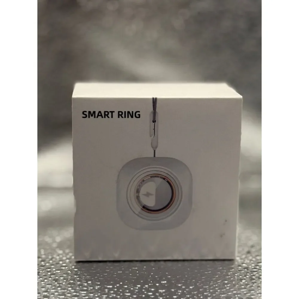 Smart Ring Health Tracker Sleep Monitor Waterproof Stainless Steel